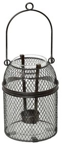 Φανάρι Πλέγμα FUT356 Γκρι 25,5x12,5x12,5cm Espiel Metal