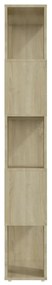 vidaXL Βιβλιοθήκη/Διαχωριστικό Χώρου Sonoma Δρυς 60x24x155 εκ.