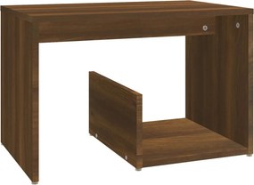 vidaXL Βοηθητικό Τραπέζι Καφέ Δρυς 59x36x38 εκ. Επεξεργασμένο Ξύλο