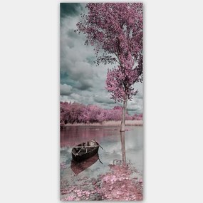 Πίνακας Καμβάς 451ERN2082 50x120cm Multi Wallity Κάθετοι Wood, Canvas