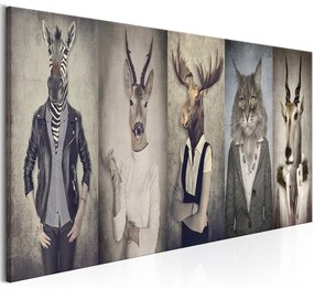 Πίνακας - Animal Masks 120x40