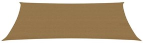 Πανί Σκίασης Taupe 5 x 8 μ. από HDPE 160 γρ/μ² 311413