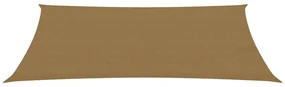 Πανί Σκίασης Taupe 5 x 8 μ. από HDPE 160 γρ/μ² 311413