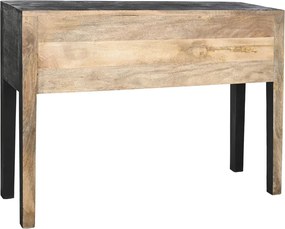 Console Home ESPRIT Δέρμα Ξύλο από Μάνγκο 135 x 40 x 94 cm