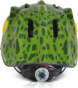 Παιδικό Κράνος Με Led (48-54cm) Byox Y27 Dino Dark Green