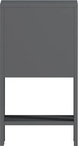 Κομοδίνο Reppo pakoworld ανθρακί 30x30x55εκ