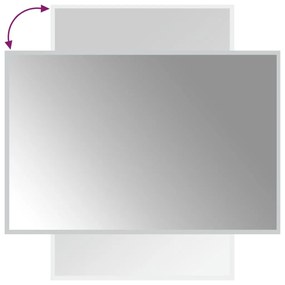 vidaXL Καθρέφτης Μπάνιου με LED 60x90 εκ.