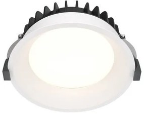 Χωνευτό Σποτ Φωτιστικό Μπάνιου LED 12W Λευκό ΙΡ44 Φ12cm Downlight 4000K Okno DL055-12W4K-W Maytoni DL055-12W4K-W