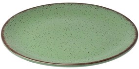 Πιάτο Ρηχό Terra 07-15510 27cm Green Estia Πορσελάνη