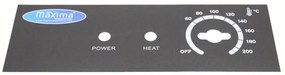 FRYER 6/8L - Control Panel Sticker