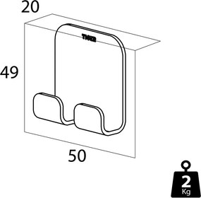 Tiger Colar Άγκιστρο Black 1314630746