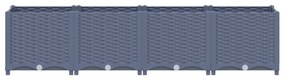 vidaXL Ζαρντινιέρα 160 x 40 x 38 εκ. από Πολυπροπυλένιο