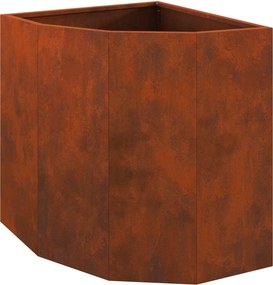 vidaXL Γωνιακό Ροδόδεντρο Σκ rusty 45 x 45 x 50 εκ