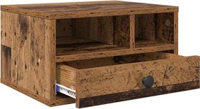 vidaXL Σταντ Εκτυπωτή Παλιό Ξύλο 40 x 32 x 24 εκ Επεξεργασμένο ξύλο
