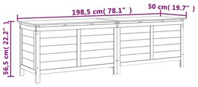 ΜΠΑΟΥΛΟ ΑΠΟΘ. ΚΗΠΟΥ ΚΑΦΕ 198,5X50X56,5ΕΚ ΜΑΣΙΦ ΞΥΛΟ ΕΛΑΤΗΣ 364763