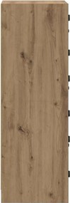 vidaXL Highboard Artisan Oak 35 x 37 x 109 εκ Επεξεργασμένο ξύλο
