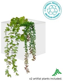 Διακοσμητική Γλάστρα Wally 12 JDNWAP012BXNLNW New Garden-JDNWAP012BXNLNW-Λευκό JDNWAP012BXNLNW