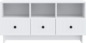 vidaXL Ντουλάπι TV Λευκό 102 x 34,5 x 50 εκ. Επεξεργασμένο Ξύλο