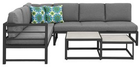 Σετ Κήπου Minnesota Fylliana 4 τεμ Γκρί 190x240x70 εκ. 190x240x70 εκ.