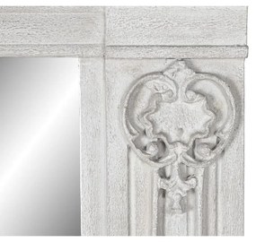 Τοίχο καθρέφτη DKD Home Decor Γκρι Ρομαντικό 133 x 8,5 x 167 cm
