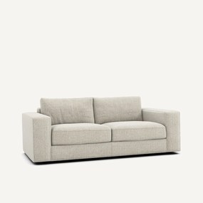 Τριθέσιος καναπές με μελανζέ ταπετσαρία, Skander