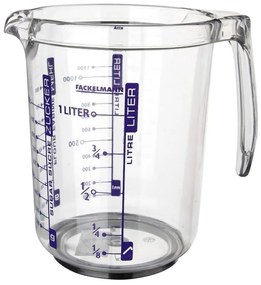 Μεζούρα Fackelmann 41355, 1L, 16,5x12 cm, Γραφική, Πλαστική, Άχρωμη