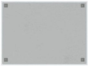 vidaXL Πίνακας Επιτοίχιος Μαγνητικός Λευκός 80 x 60 εκ. Ψημένο Γυαλί