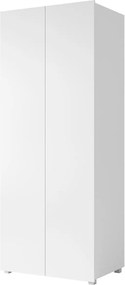 Ντουλάπα Calabrini δίφυλλη-Λευκό - 80.00Χ52.00Χ200.00cm
