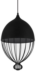 Φωτιστικό Οροφής Canario 01107 Black GloboStar Metal