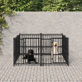 Κλουβί Σκύλου Εξωτερικού Χώρου 3,75 μ² από Ατσάλι