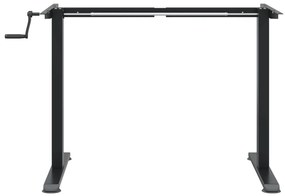 vidaXL Σκελετός Όρθιου Γραφείου Μαύρος (94-135)x60x(70-114) εκ. Ατσάλι