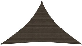 vidaXL Πανί Σκίασης Καφέ 5 x 5 x 6 μ. από HDPE 160 γρ./μ²