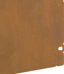 vidaXL Περιγράμματα γκαζόν 10 pcs Σκ rusty 103 x 0,05 x 22 εκ