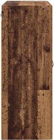 vidaXL Επιτοίχιο ντουλάπι Παλιό Ξύλο 69,5 x 34 x 90 εκ.