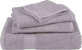 vidaXL Πετσέτες FROGN 4 τεμ. Γκρι 100x200 εκ. 360 γρ./μ²