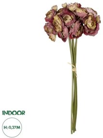 Artificial Garden PINK CAMELA BOUQUET 21299 Τεχνητό Διακοσμητικό Μπουκέτο Ρόζ Καμέλια Y37cm Globostar-21299-Ροζ 21299