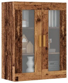 Ντουλάπι Τοίχου Κρεμαστό Παλαιό Ξύλο 69,5x34x90εκ. Επεξ. Ξύλο