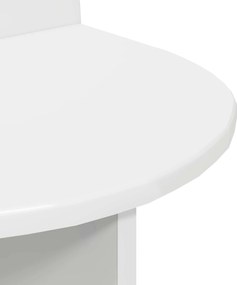 vidaXL Κομοδίνο Λευκός 40 x 35,5 x 45,5 εκ.