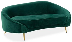 Καναπές Amora 110-000045 Τριθέσιος 180x81x77cm Pine-Gold Ξύλο,Ύφασμα