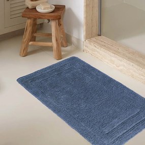 Πατάκι Μπάνιου Pilot Denim Melinen 50X80cm 100% Cotton