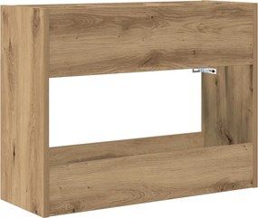 VidaXL Σχέδιο & βάση αποθήκευσης Artisan Oak 65 x 24 x 50 εκ