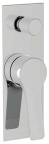 Μίκτης Μπαταρίας Ντους 2 Εξόδων Andare WNX248A73C Chrome Karag Ορείχαλκος