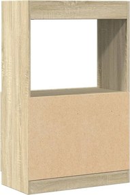 vidaXL Ντουλάπι Sonoma Δρυς 63x33x100 εκ. από Επεξεργασμένο Ξύλο