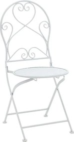 Τραπεζαρία Walen σετ 3τεμ μέταλλο λευκό