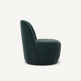 Πολυθρόνα από βελούδο, Rosebury, σχεδίασης E.Gallina