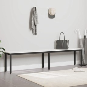 vidaXL παγκάκι Λευκό 200 x 35 x 45 εκ Στερεά ξυλεία πεύκου