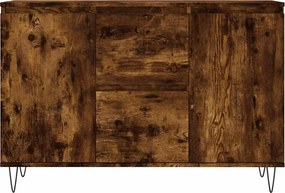 vidaXL Ντουλάπι Καπνιστή Δρυς 101,5x35x70 εκ. από Επεξεργασμένο Ξύλο