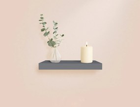 ΡΑΦΙΈΡΕΣ/ΡΆΦΙΑ ΤΟΊΧΟΥ FLOATING SHELF MDF L50*22,8CM ANTHRACITE GREY 6RAN
