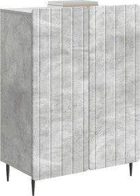 vidaXL Πλαϊνό γραφείο Γκρι Σκυροδέματος 66 x 34,5 x 92 εκ.