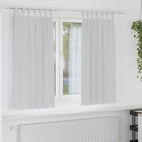 vidaXL Κουρτίνες συσκότισης 2 pcs Ανοιχτό Γκρι 175 x 140 εκ.